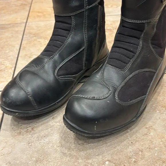 Oxtar Gore Tex Motorcycle Biker Boots Women' Leather Made in Italy EU 45 - Picture 12 of 16